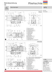 Rietschle VFS 201 Instrucciones De Uso