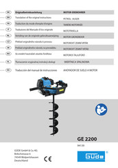 Gude GE 2200 Traducción Del Manual De Instrucciones