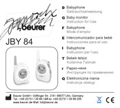 Beurer JBY 84 Instrucciones Para El Uso