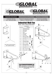 Global Industrial 258322 Instrucciones De Ensamblaje