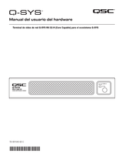 QSC Q-SYS NV-32-H Manual Del Usuario Del Hardware