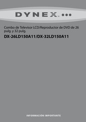 Dynex DX-26LD150A11 Información Importante