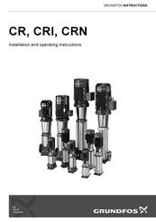 Grundfos CRN Serie Instrucciones De Instalación Y Funcionamiento