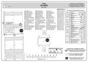 Panorama Móveis Home ATLANTA BC-2225 Instrucciones De Armado