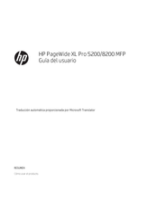 HP PageWide XL Pro 8200 MFP Guia Del Usuario