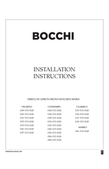 BOCCHI FIRECLAY APRON Manual De Instrucciones