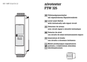 Endress+Hauser Nivotester FTW325 Manual De Instrucciones