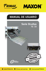 Maxon Ocultas TE- 33 Manual De Usuario