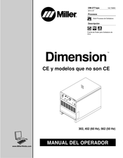 Miller Dimension 452 Manual Del Operador