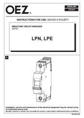 Oez LPN Instrucciones De Uso