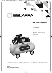 Belarra CE 4 Manual De Usuario Y Garantía