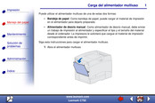 Lexmark C750 Carga Del Alimentador Multiuso