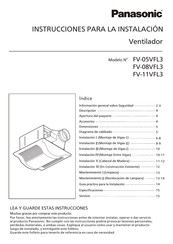 Panasonic FV-08VFL3 Instrucciones Para La Instalación