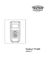 Testboy TV 600 Instrucciones De Empleo