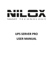 Nilox UPS SERVER PRO Manual Para El Usuario