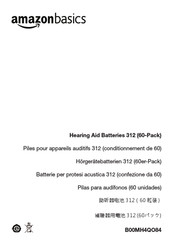 AmazonBasics B00MH4QO84 Manual De Instrucciones