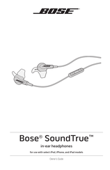 Bose SoundTrue Manual Del Usuario