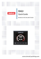 Simrad IS42J Guía Rápida