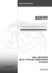 Acson international G Serie Manual De Instalación