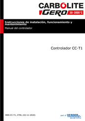 Carbolite Gero CC-T1 Instrucciones De Instalación, Funcionamiento Y Mantenimiento