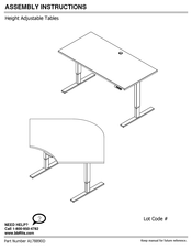 BUSH FURNITURE A178890D Instrucciones De Montaje