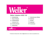 Cooper Tools Weller WSD 150 Instrucciones Para El Manejo