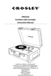 Crosley CR6252A Manual De Instrucciones