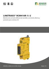 Bender RCM410R-2 Manual Del Usuario