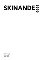 IKEA SKINANDE Manual Del Usuario
