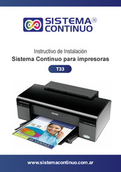 Epson STYLUS OFFICE T33 Instructivo De Instalación