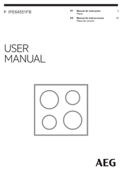 AEG IPE64551FB Manual De Instrucciones