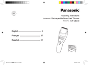 Panasonic ER-GB370 Instrucciones De Funcionamiento