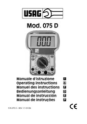 USAG 075 D Manual De Instruccion