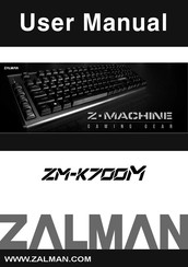 ZALMAN ZM-K700M Manual Del Usuario