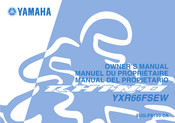 Yamaha RHINO YXR66FSEW Manual Del Propietário