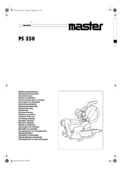 Würth master PS 350 Instrucciones Para El Manejo