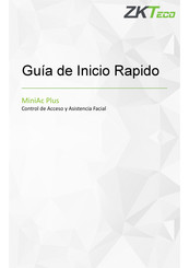 ZKTeco MiniAC Plus Guia De Inicio Rapido