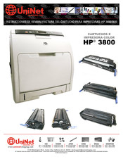 HP Color LaserJet 3600 Instrucciones De Remanufactura