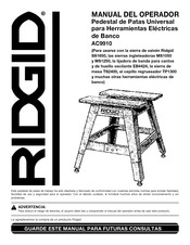 Rigid AC9910 Manual Del Operador