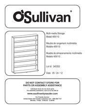 O'Sullivan SAU-409110 Manual Del Usuario