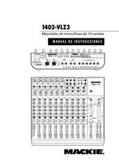 Mackie 1402-VLZ3 Manual De Instrucciones