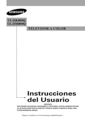 Samsung CL-21K40MQ Instrucciones Del Usuario