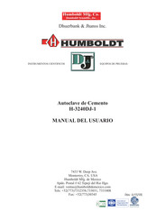 Humboldt H-3240DJ-1 Manual Del Usuario