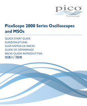 pico Technology PicoScope 2000 Serie Guía Rápida De Inicio