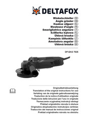 Deltafox DP-EAG 7525 Traducción Del Manual De Instrucciones Original