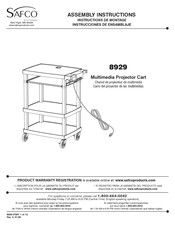 Safco 8929 Instrucciones De Ensamblaje