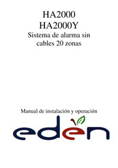 Eden HA2000 Manual De Instalación Y Operación