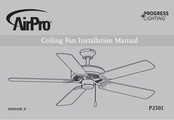 AirPro Progress Lighting P2501 Manual De Instalación