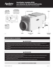 Aprilaire 8192 Instrucciones De Instalación Y Funcionamiento