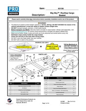 Cequent Performance Products Big Sky Pro Serie Manual De Instrucciones